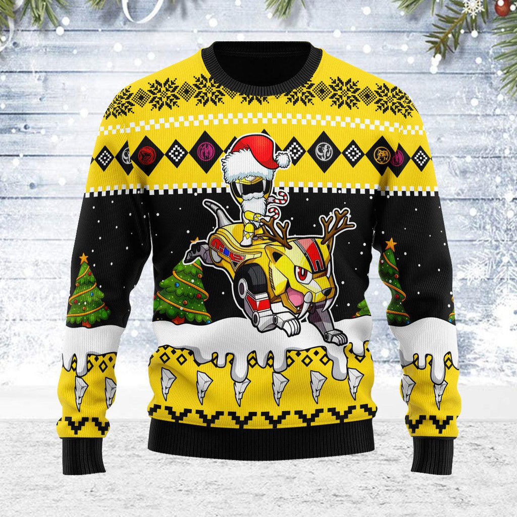 Merry Christmas OodieGang Yellow Hoho Ranger Unisex Wool Sweater - OodieGang.com