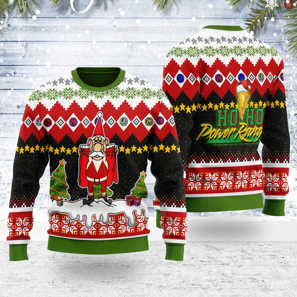 Merry Christmas Hoho Ranger Unisex Wool Sweater - OodieGang.com