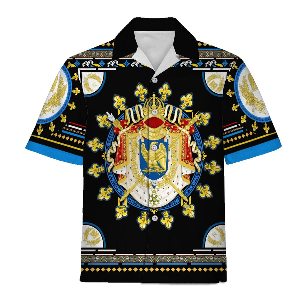 Napoleon Coat of Arms Tops All Over Printed - Oodiegang.com