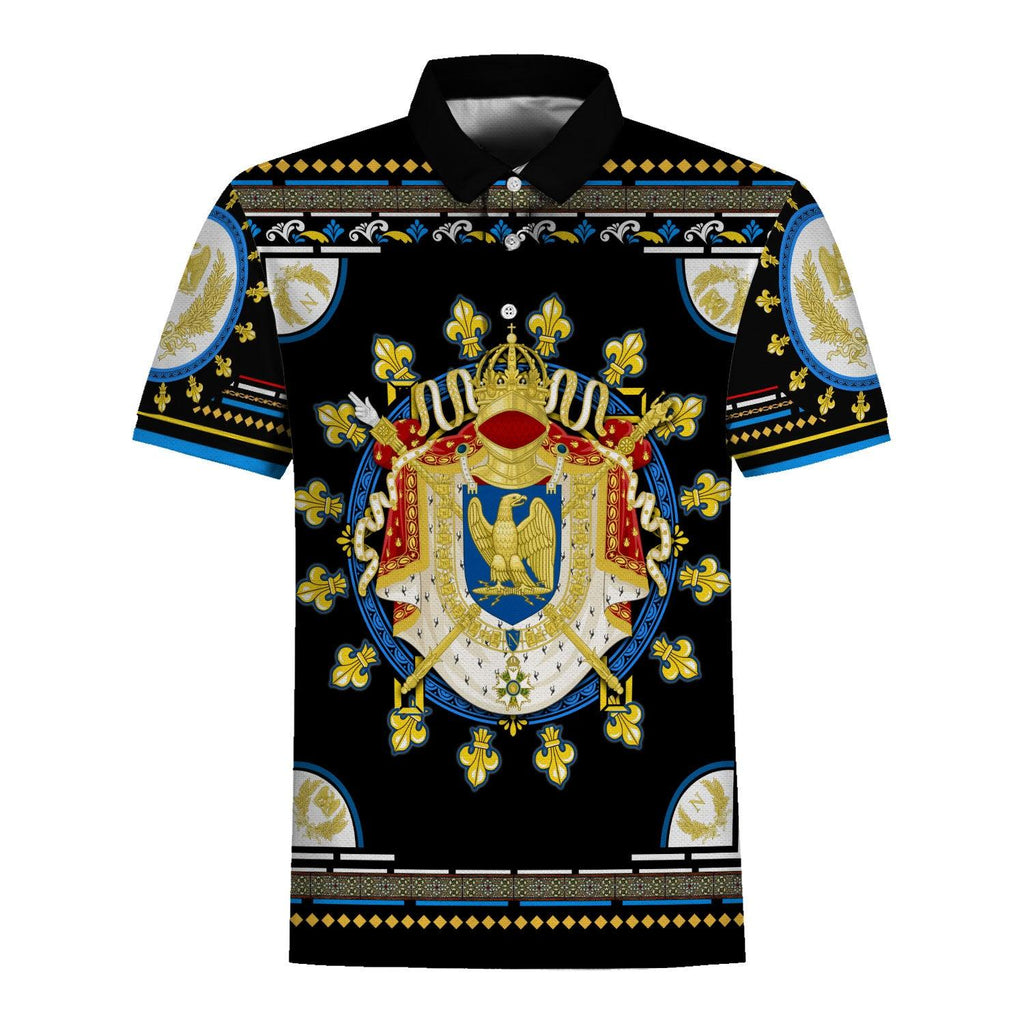 Napoleon Coat of Arms Tops All Over Printed - Oodiegang.com