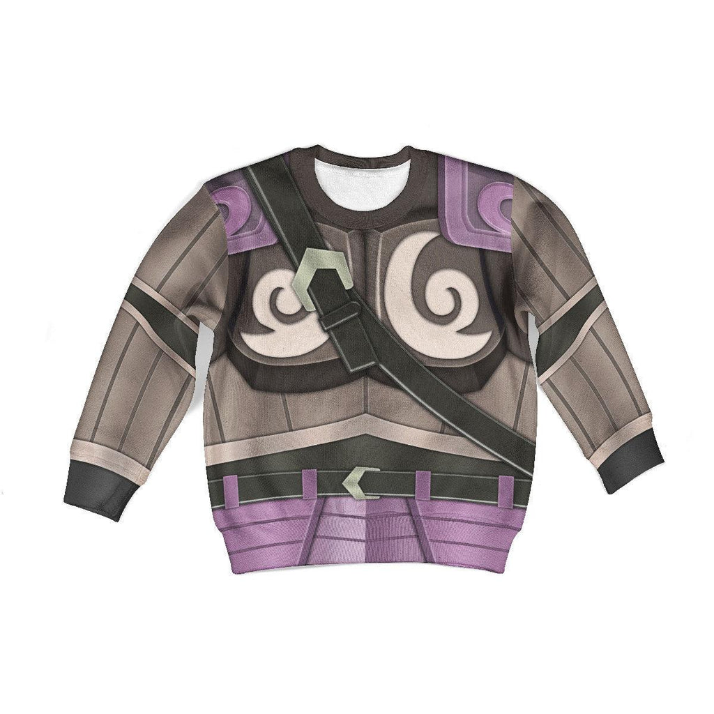 Phantom Armor - Tri Force Heroes Costume Kid Tops Hoodie Sweatshirt T-Shirt - OodieGang.com