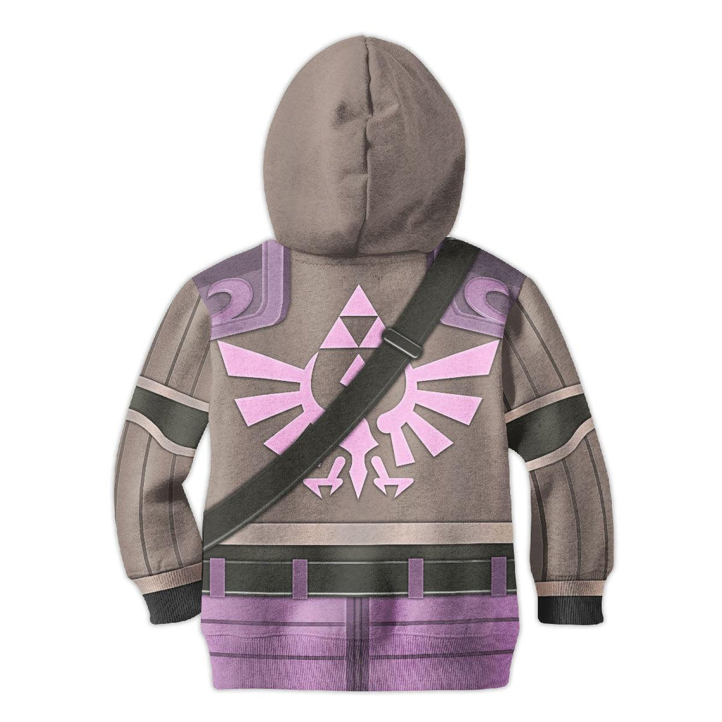 Phantom Armor - Tri Force Heroes Costume Kid Tops Hoodie Sweatshirt T-Shirt - OodieGang.com