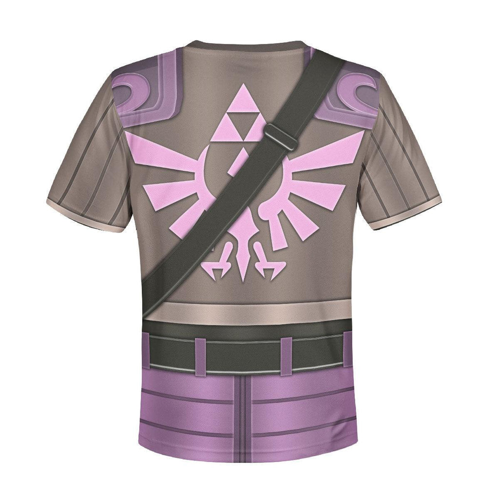 Phantom Armor - Tri Force Heroes Costume Kid Tops Hoodie Sweatshirt T-Shirt - OodieGang.com