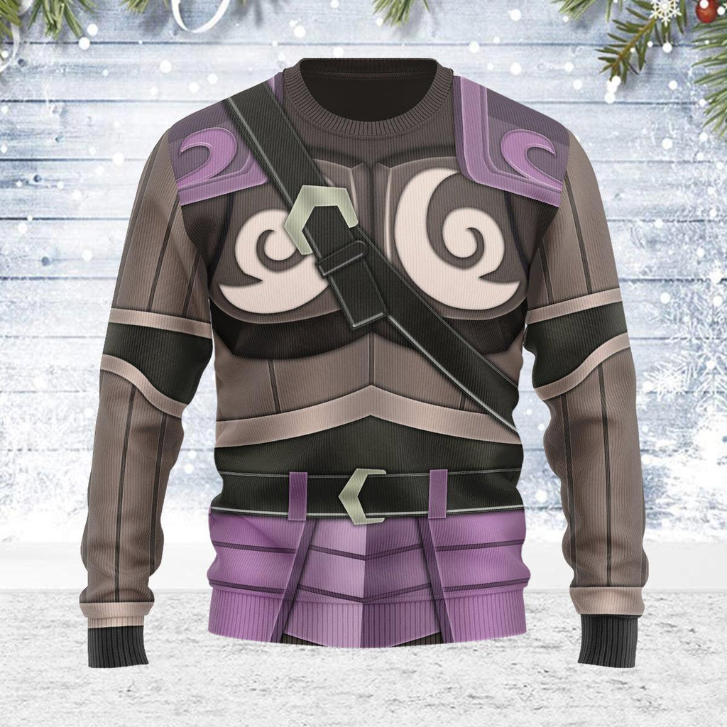 Phantom Armor Tri Force Heroes Themed Costume Unisex Christmas Wool Sweater - OodieGang.com