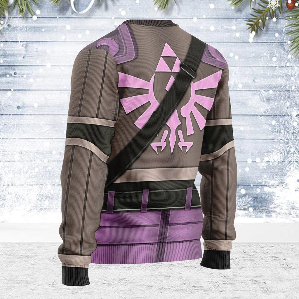 Phantom Armor Tri Force Heroes Themed Costume Unisex Christmas Wool Sweater - OodieGang.com