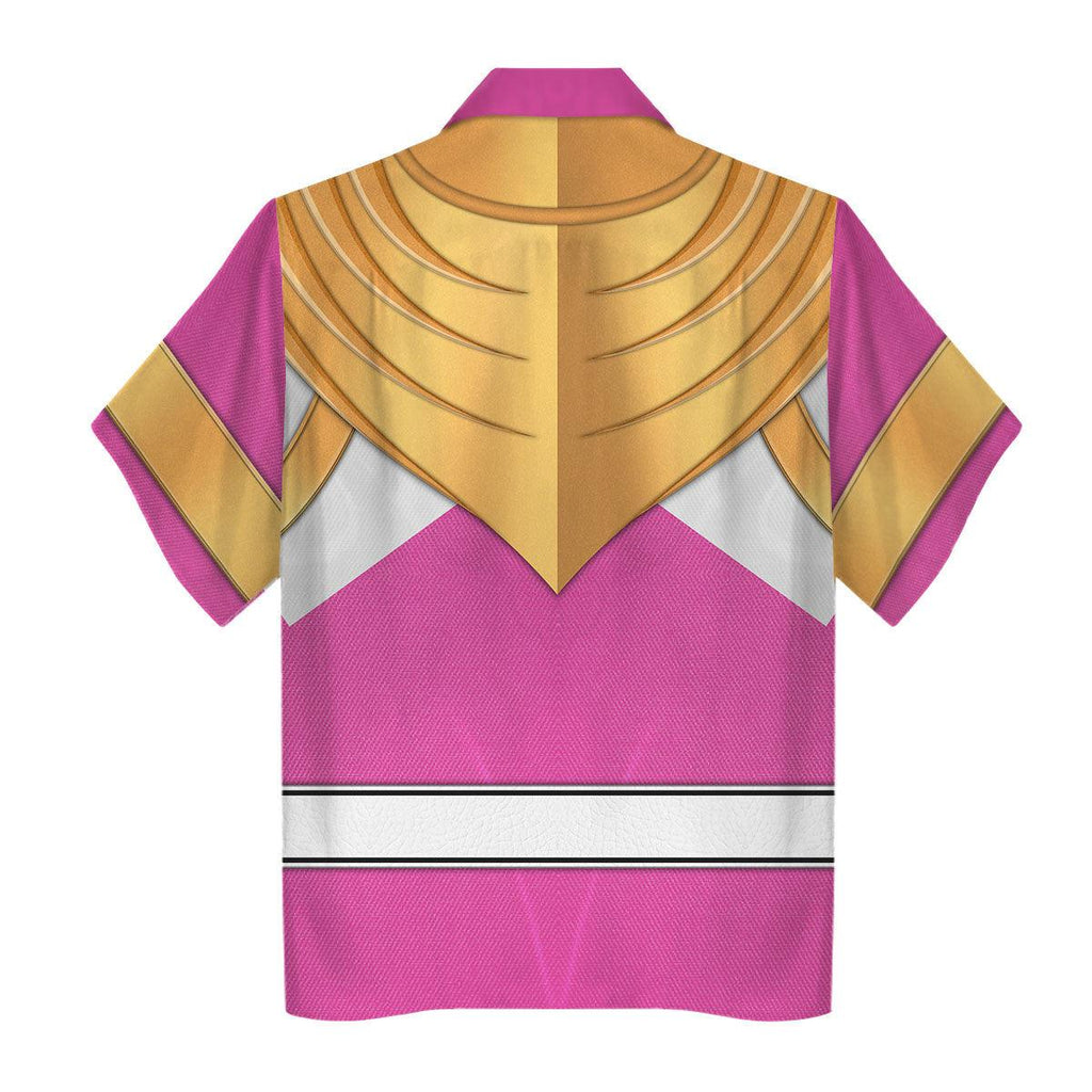 Pink Ranger Dragon Shield Hoodies Sweatshirt T-shirt Hawaiian Tracksuit - OodieGang.com