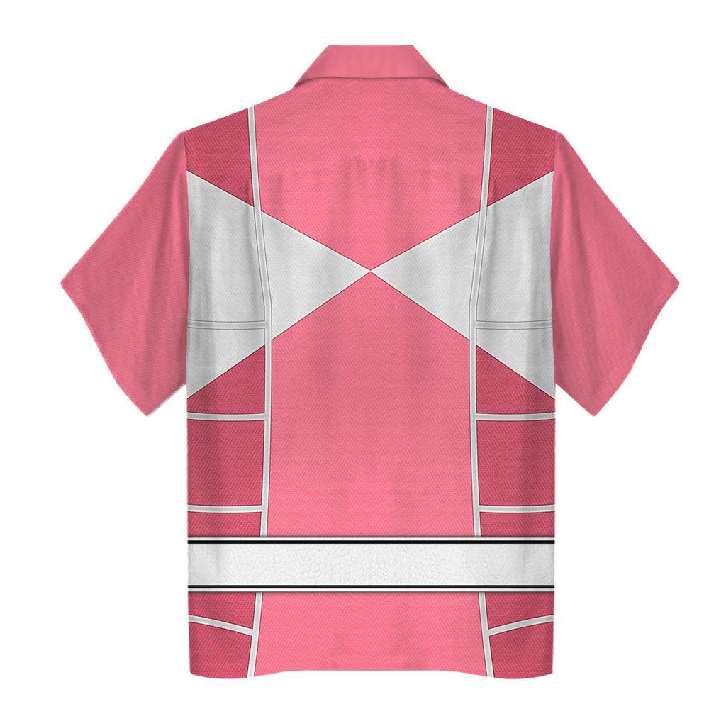 Pink Ranger Mighty Morphin Cosplay Hoodies Sweatshirt T-shirt Hawaiian - OodieGang.com