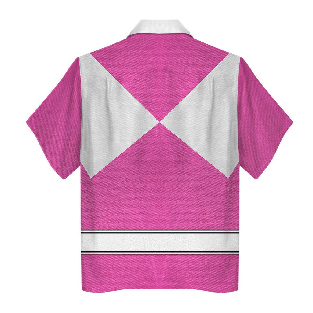 Pink Ranger Mighty Morphin Hoodies Sweatshirt T-shirt Hawaiian Tracksuit - OodieGang.com