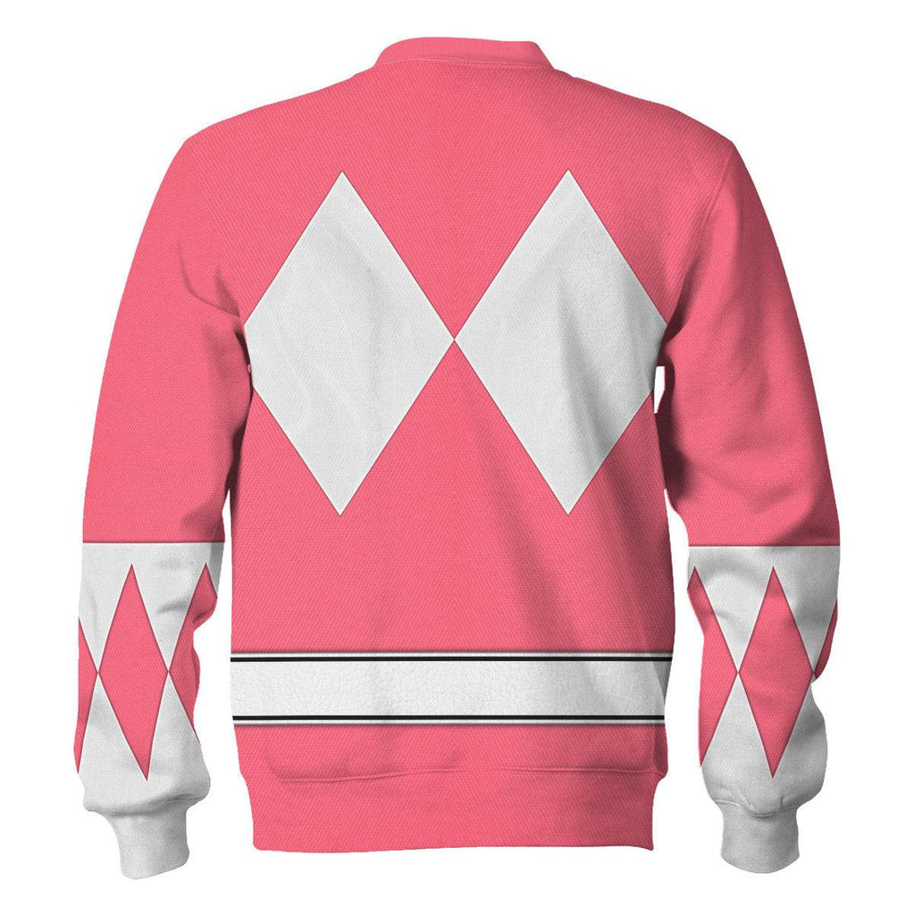 Pink Ranger Mighty Morphin The Movie (1995) Hoodies Sweatshirt T-shirt Hawaiian - OodieGang.com