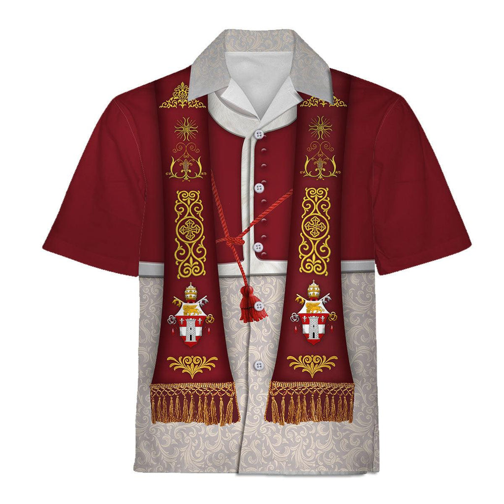 Pope John XXIII Vestment Hawaiian Shirt - OodieGang.com