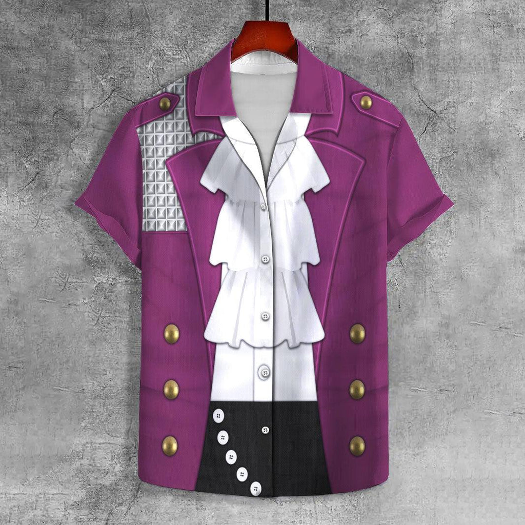 Prince Purple Rain Unisex Lapel Shirt - OodieGang.com