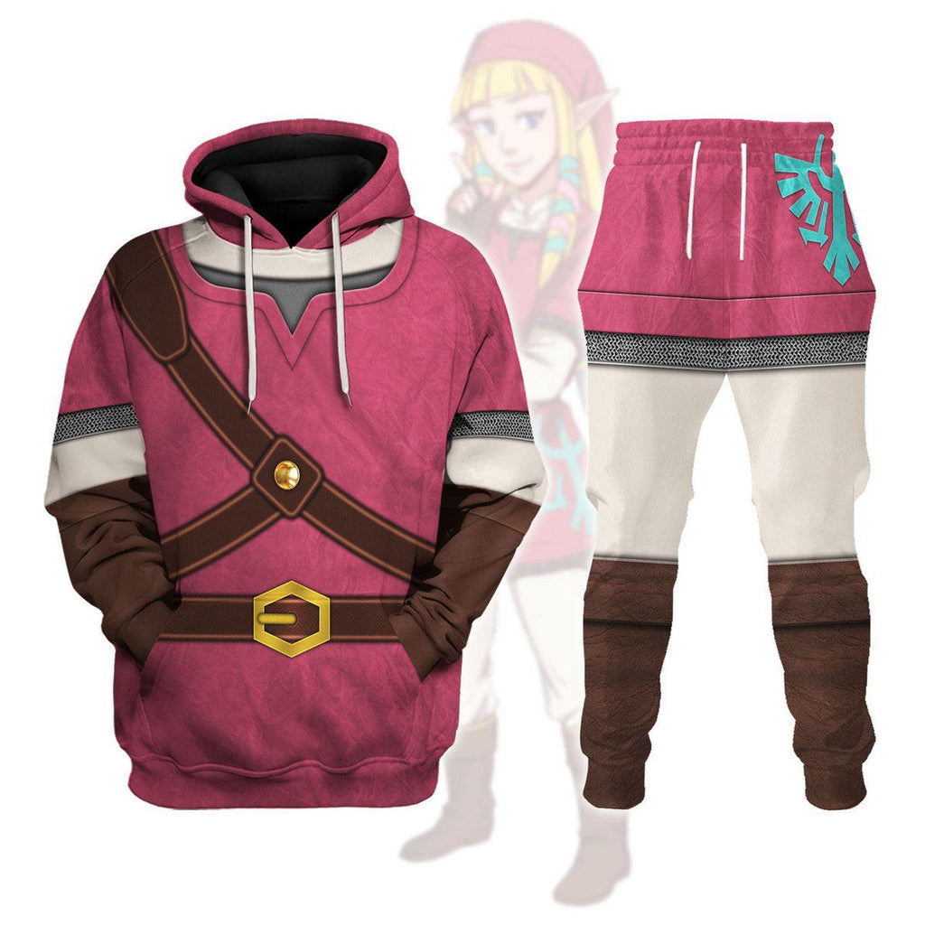 Princess Zelda Skyward Sword Unisex Hoodie Sweatshirt T-shirt Sweatpants Cosplay - CustomsPig.com