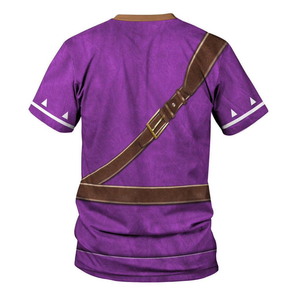 Purple Link Attire Unisex Hoodie Sweatshirt T-shirt Sweatpants Cosplay - OodieGang.com