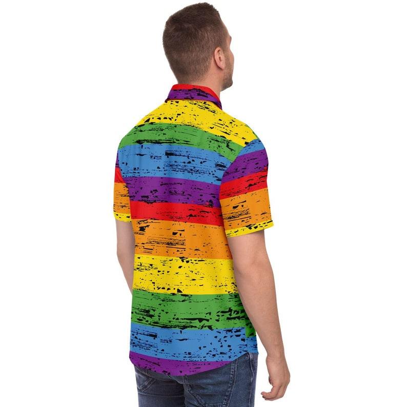 Rainbow Gay Pride Hawaiian Shirt - OodieGang