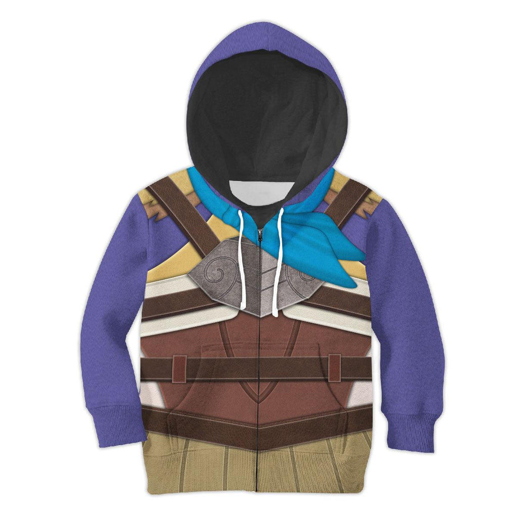 Revali Costume Kid Tops Hoodie Sweatshirt T-Shirt - OodieGang.com