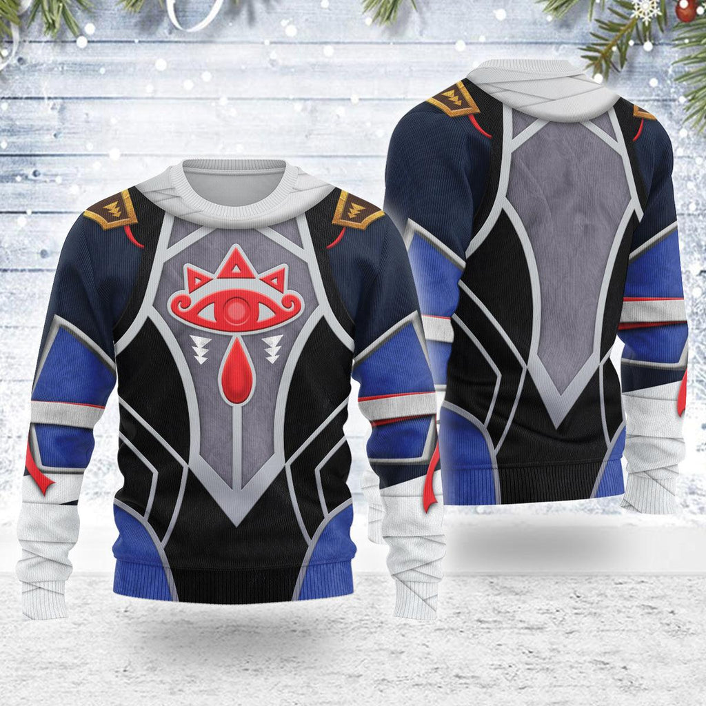 Sheik Armor Themed Costume Unisex Christmas Wool Sweater - OodieGang.com