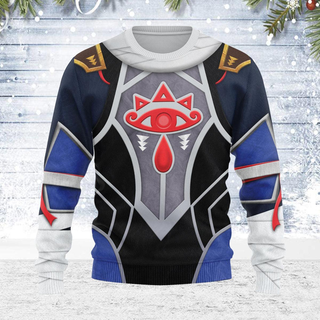 Sheik Armor Themed Costume Unisex Christmas Wool Sweater - OodieGang.com