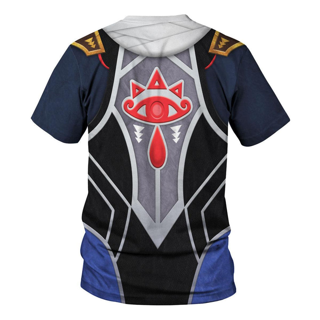 Sheik Zelda Attire Unisex Hoodie Sweatshirt T-shirt Sweatpants Cosplay - DucG