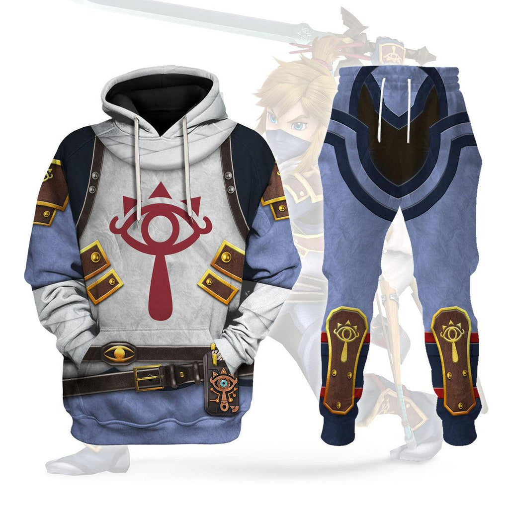 Sheikah Stealth Attire Unisex Hoodie Sweatshirt T-shirt Sweatpants Cosplay - DucG