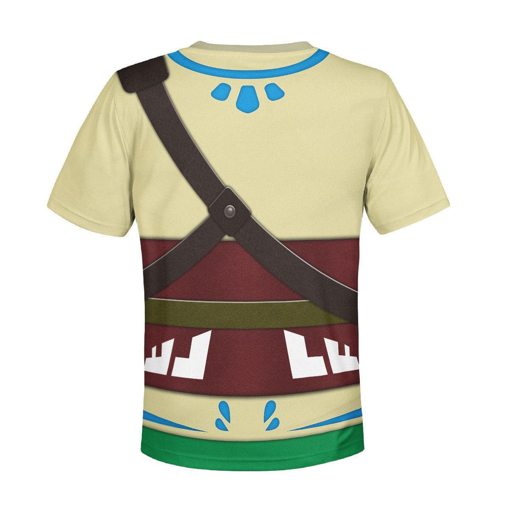 Skyloft Uniform - Skyward Sword Costume Kid Tops Hoodie Sweatshirt T-Shirt - OodieGang.com