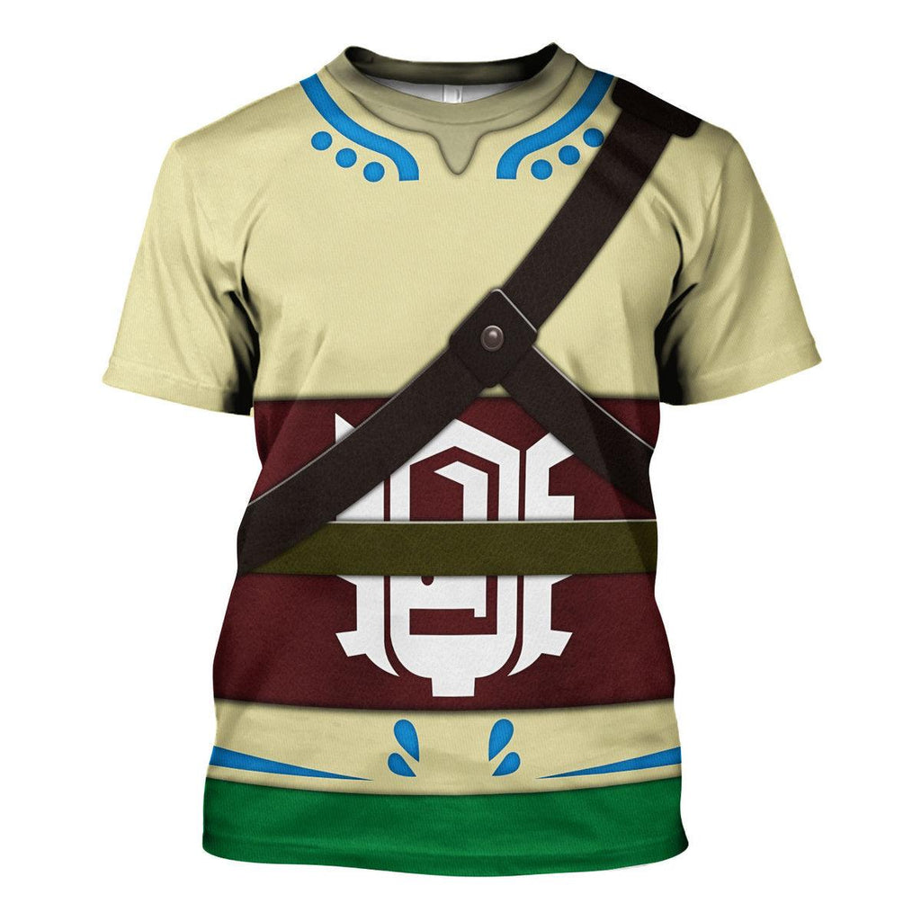 Skyloft Uniform - Skyward Sword Link Attire Shield Unisex Hoodie Sweatshirt T-shirt Sweatpants Cosplay - OodieGang.com