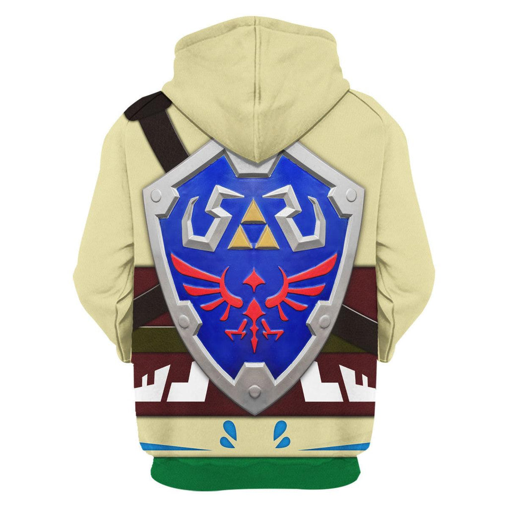 Skyloft Uniform - Skyward Sword Link Attire Shield Unisex Hoodie Sweatshirt T-shirt Sweatpants Cosplay - OodieGang.com