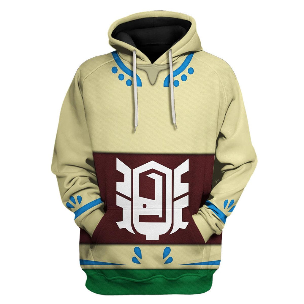 Skyloft Uniform - Skyward Sword Link New Attire Unisex Hoodie Sweatshirt T-shirt Sweatpants Cosplay - OodieGang.com