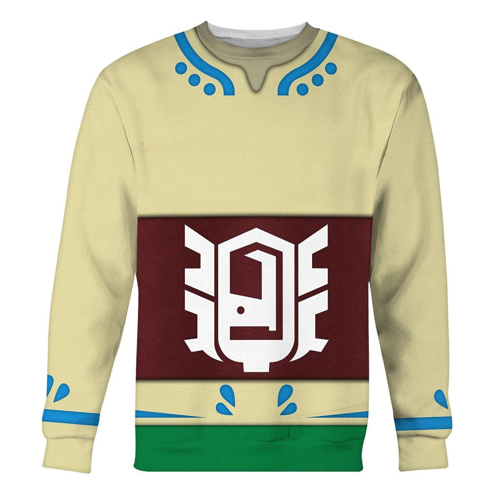 Skyloft Uniform - Skyward Sword Link New Attire Unisex Hoodie Sweatshirt T-shirt Sweatpants Cosplay - OodieGang.com