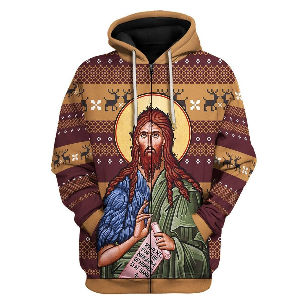 St. John the Baptist Zip Hoodie - OodieGang