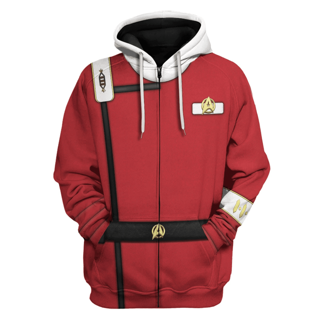 Starfleet UniformThe Wrath of Khan Officer T-shirt Hoodie Sweatpants Apparel - OodieGang.com