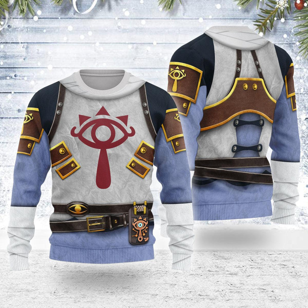 Stealth Set Link Armor Themed Costume Unisex Christmas Wool Sweater - OodieGang.com