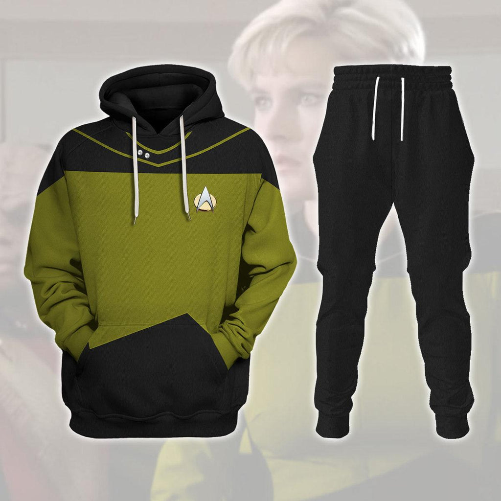 Tasha Yar Costume Officer Hoodie Sweatshirt T-Shirt Sweatpants Apparel - CustomsPig.com