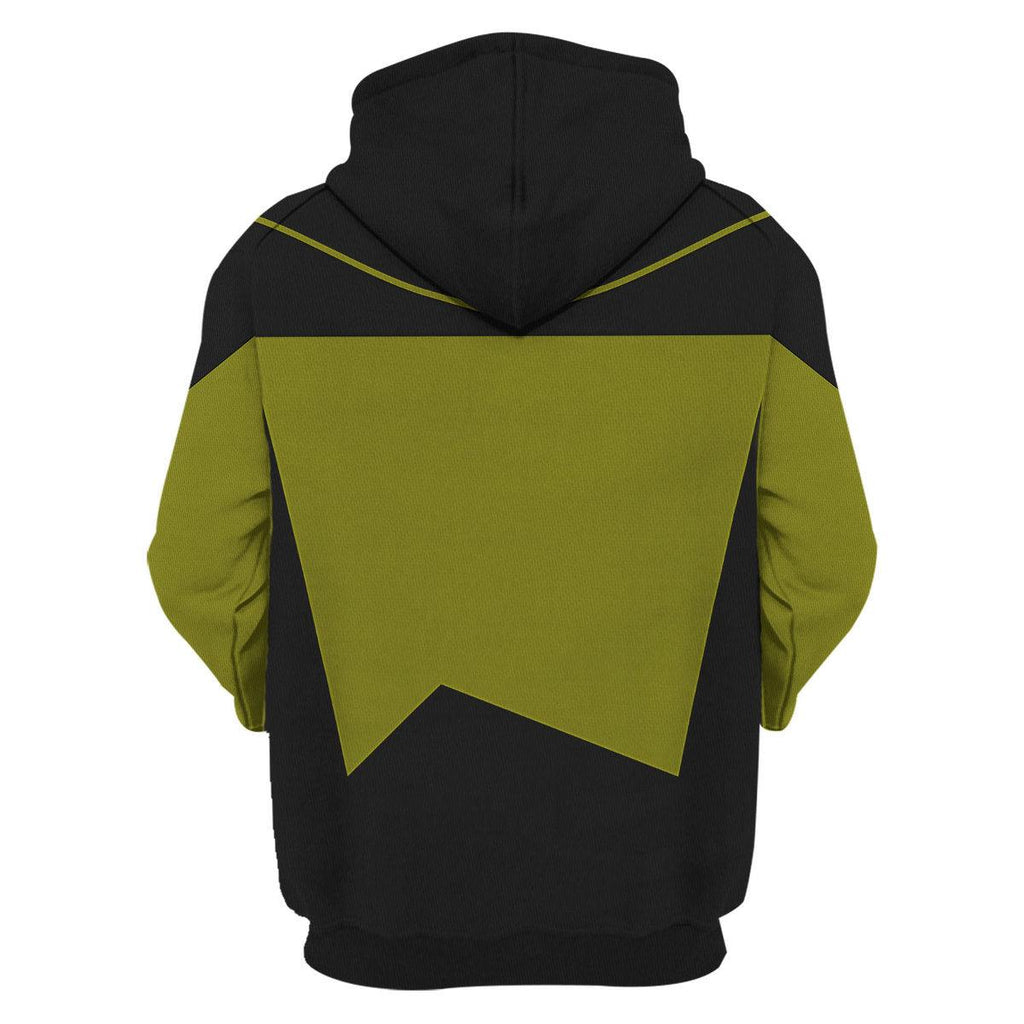 Tasha Yar Costume Officer Hoodie Sweatshirt T-Shirt Sweatpants Apparel - OodieGang.com