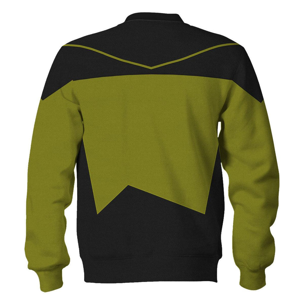 Tasha Yar Costume Officer Hoodie Sweatshirt T-Shirt Sweatpants Apparel - OodieGang.com