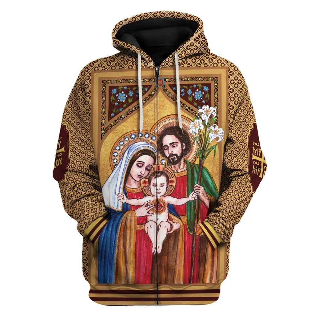 The Holy Family Zip Hoodie - OodieGang