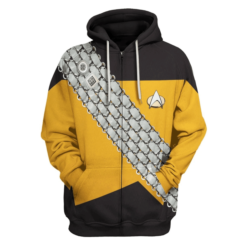 The Next Generation Worf Klingon T-shirt Hoodie Sweatpants Apparel - OodieGang.com