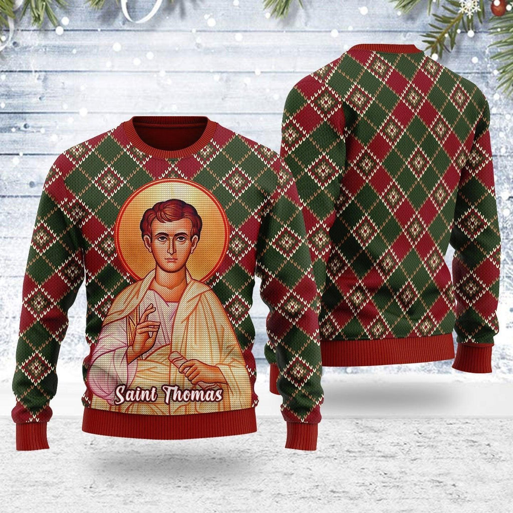 Thomas the Apostle Ugly Christmas Sweater - OodieGang