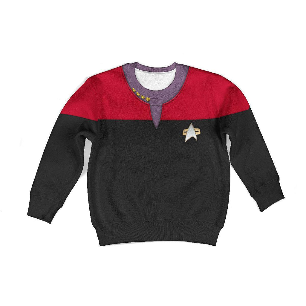 Voyager Red Uniform Kid Hoodie Sweatshirt T-Shirt - OodieGang.com