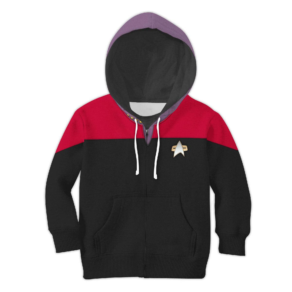 Voyager Red Uniform Kid Hoodie Sweatshirt T-Shirt - OodieGang.com