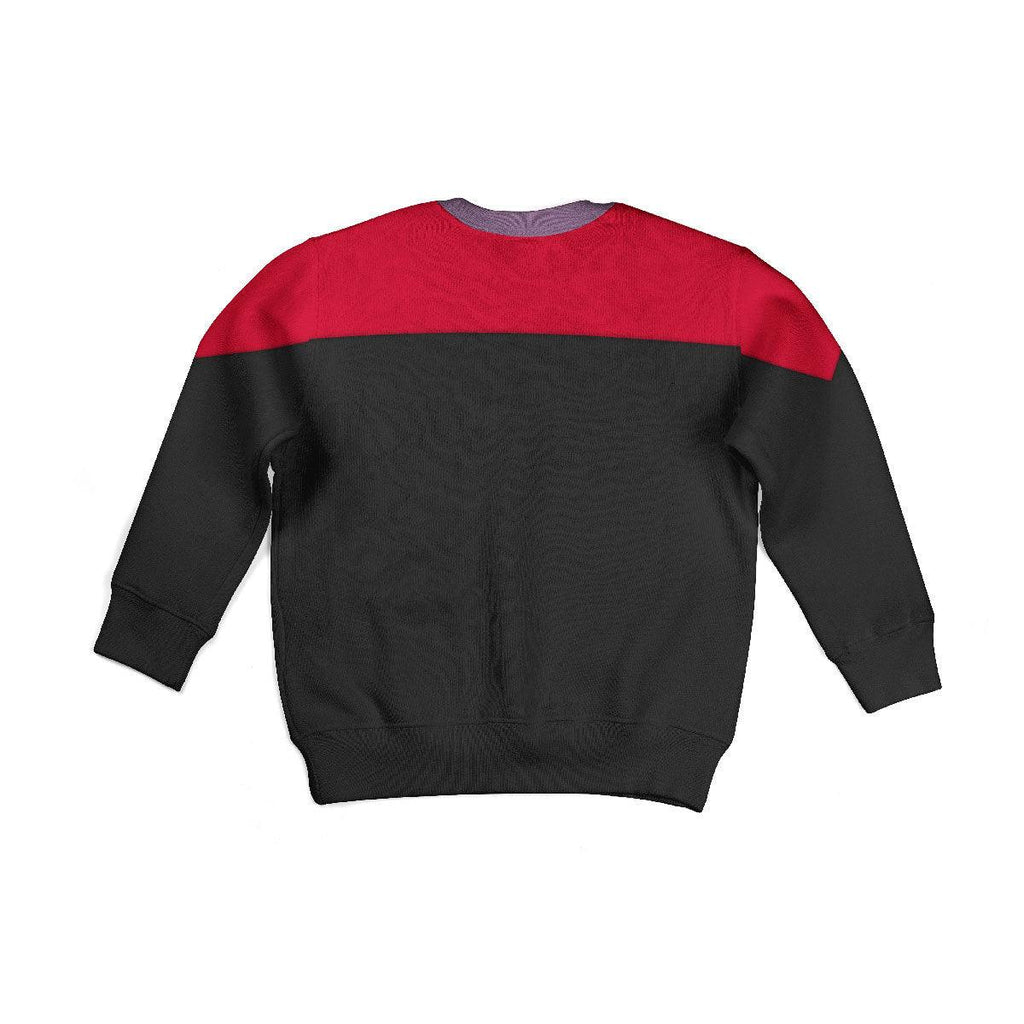 Voyager Red Uniform Kid Hoodie Sweatshirt T-Shirt - OodieGang.com