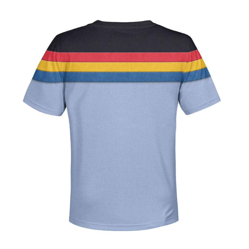 Wesley Crusher Costume Kid Hoodie Sweatshirt T-Shirt - OodieGang.com