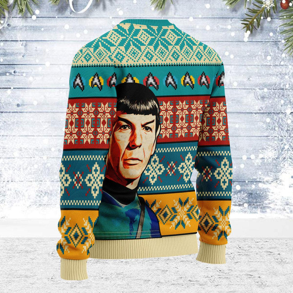 What would spock do? Christmas Sweater - OodieGang.com