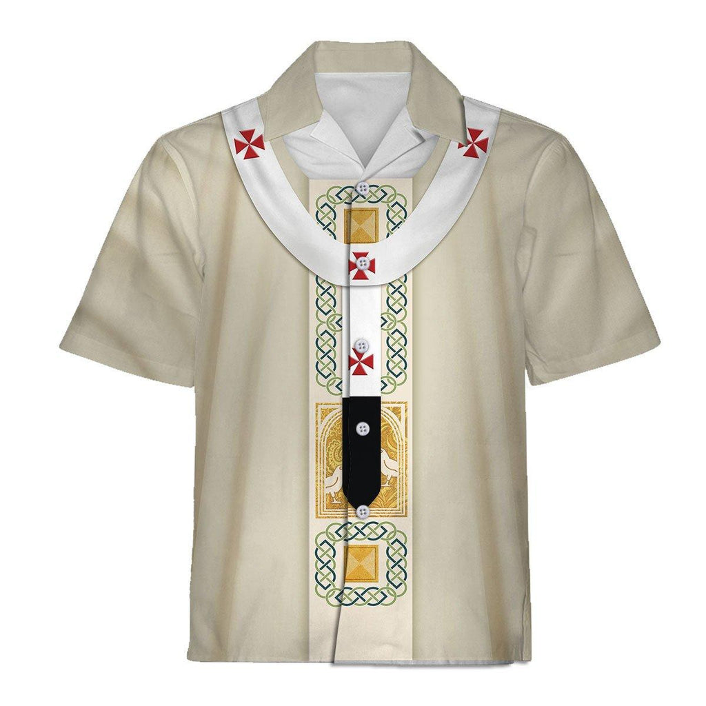 White Liturgical Vestment Christian Religion Hawaiian Shirt - OodieGang.com