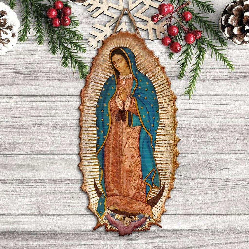 Wood Ornament Our Lady Of Guadalupe - OodieGang