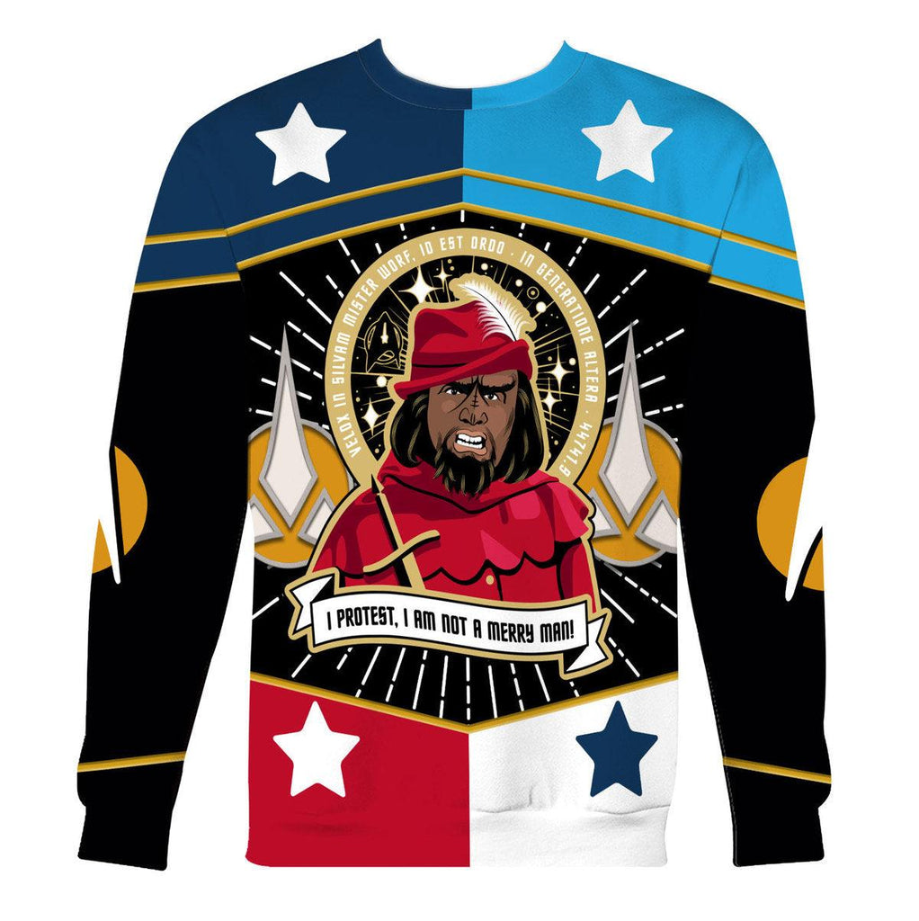 Worf is not a Merry Man Hoodie Sweatshirt T-shirt Apparel - OodieGang.com