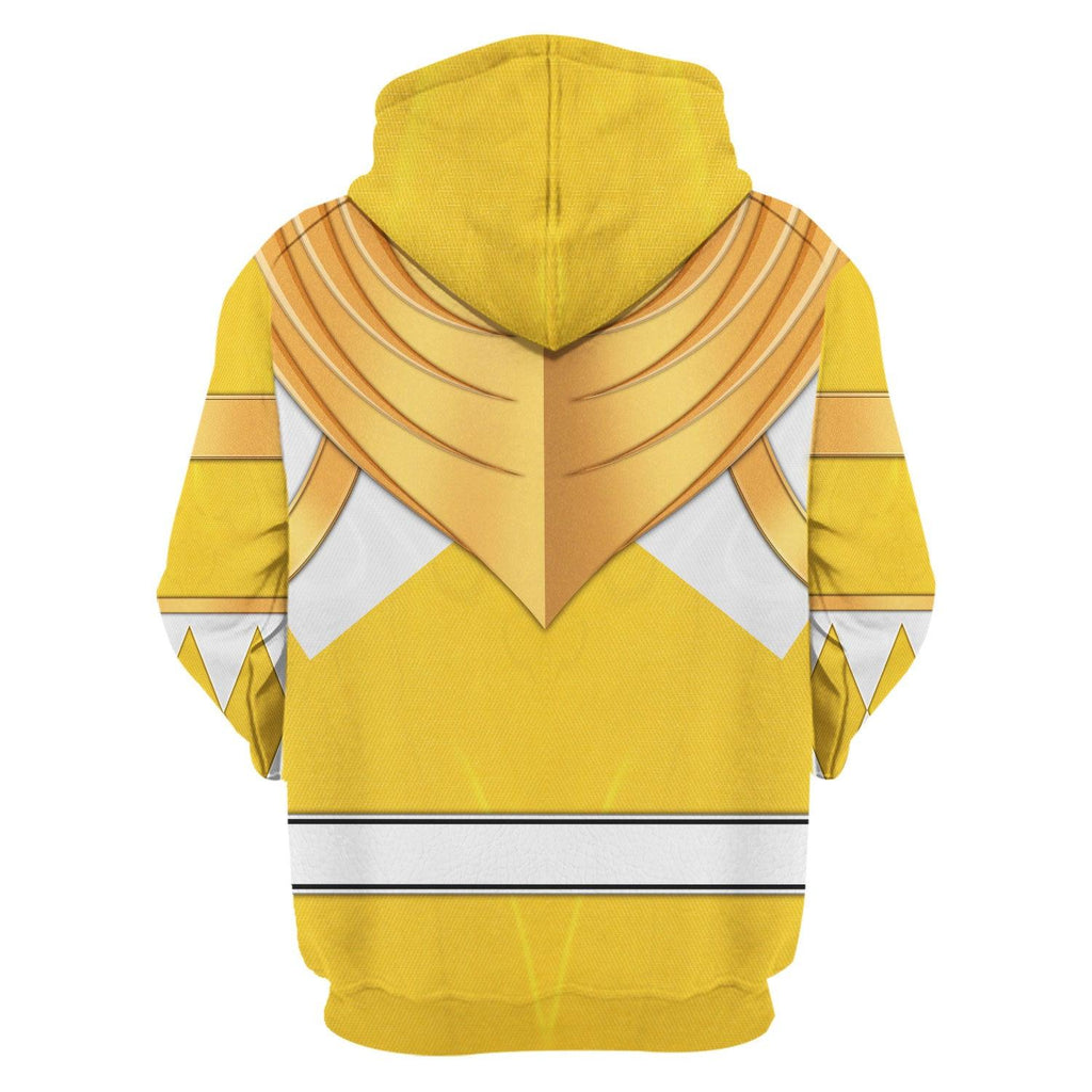 Yellow Ranger Dragon Shield Hoodies Sweatshirt T-shirt Hawaiian Tracksuit - OodieGang.com