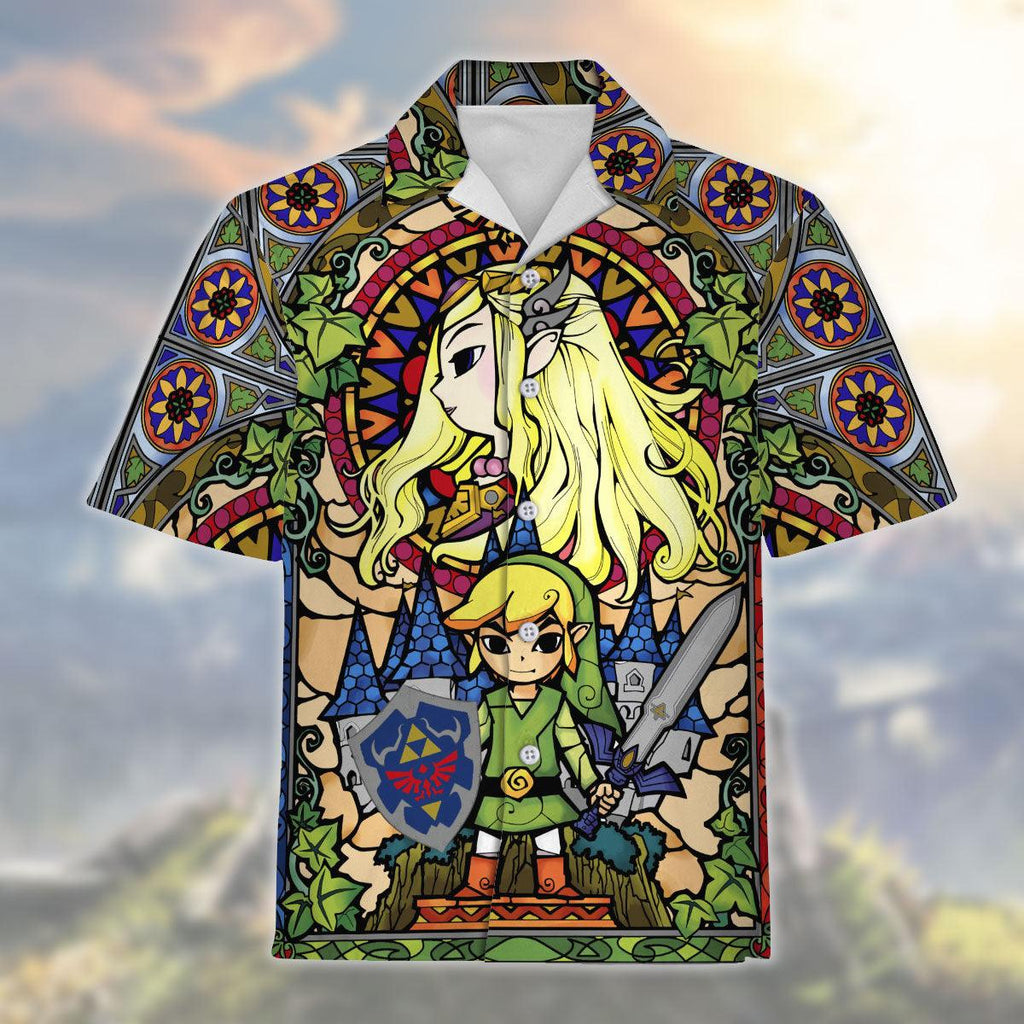 Zelda Windwaker Hawaiian Shirt - CustomsPig.com